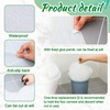 Drydiet 50 Pcs Disposable Toilet Mats 24 x 24 Inches