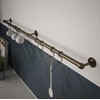 Forgeworks Stainless Steel Utensil Rail Kit, 100cm, Antique Brass