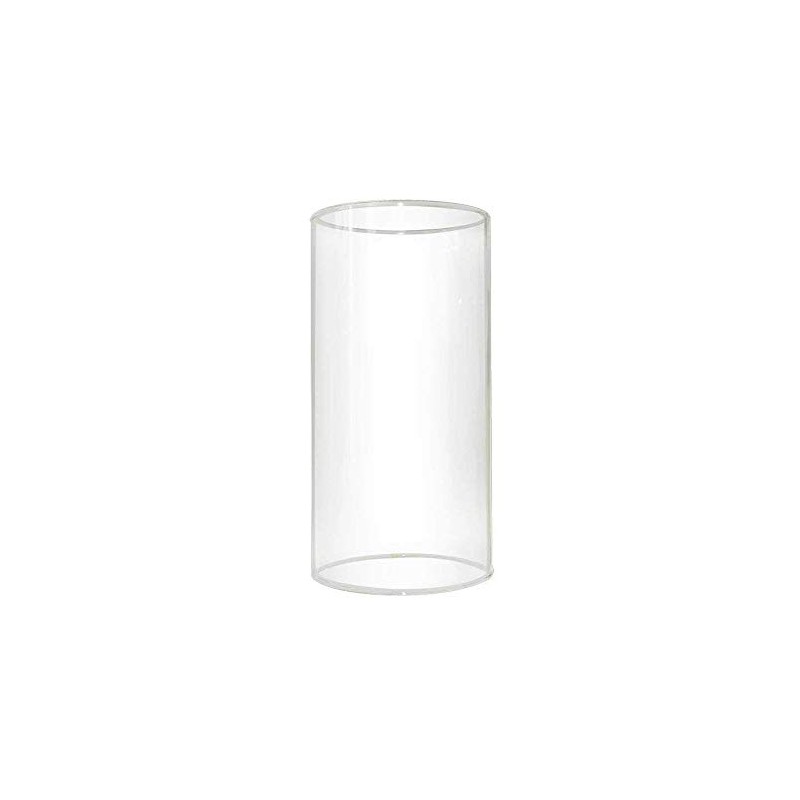 Sunwo Glass Shade Straight Cylinder Glass Lamp Shade Replacement with