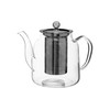Premier Housewares High Borosilicate Teapot, 1000 ml, with Strainer, 14