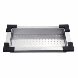 Kraus CS-2 Stainless Steel Colander, 17 1/2" x 9 1/2" x 2 1/4"