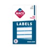 MACO Light Blue File Folder Labels, 9/16 x 3-7/16 Inches,