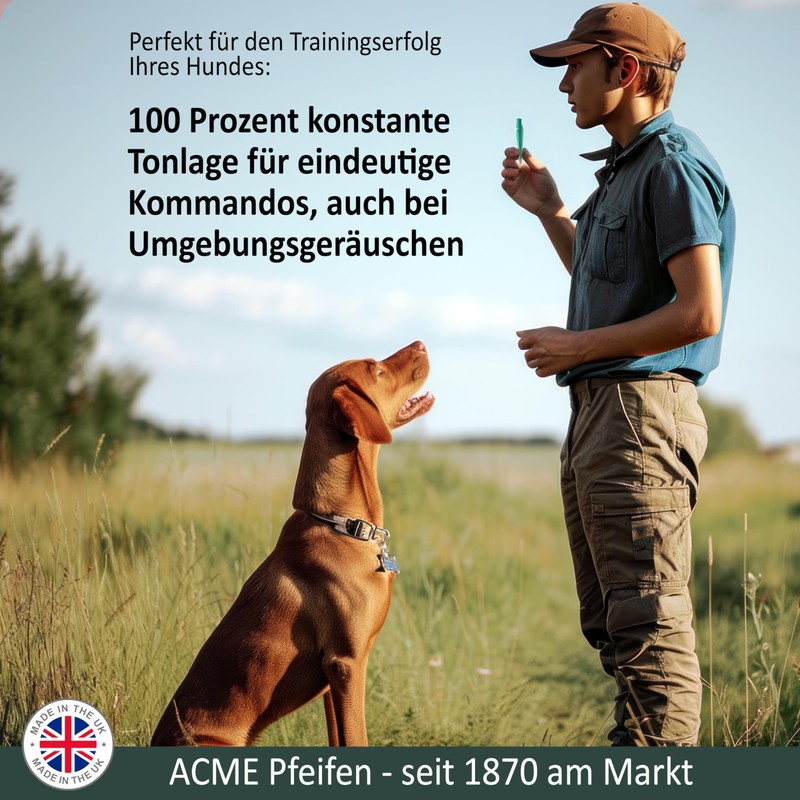 Acme dog whistle no. 211.5 with a whistle band, from