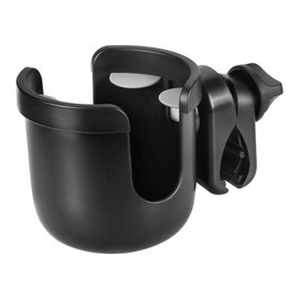 Accmor Accmor Stroller Cup Holder, Universal Cup Holder, Bike Cup Holder, 360° Rotatable Large Caliber Drinks Holder for Stroller, Bike, Wheelchair, Walker, Black, 2 Pack