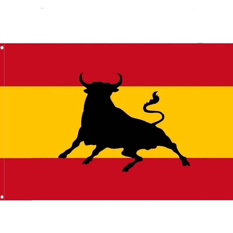 Durabol Spain with Bull Flag 60 x 90 cm Satin