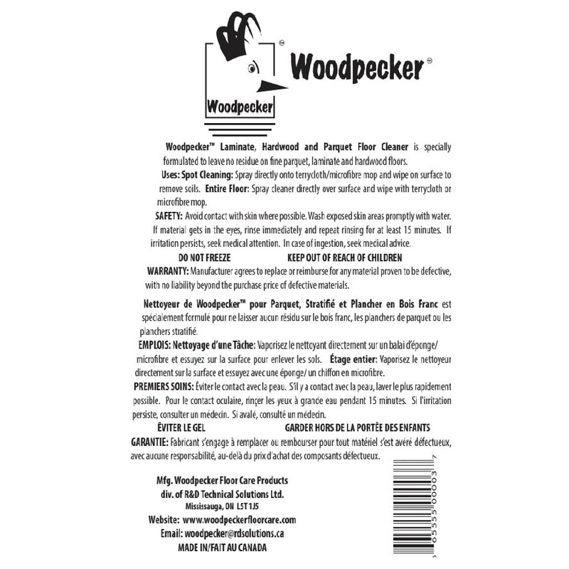 Woodpecker Hardwood and Laminate Spray Cleaner
