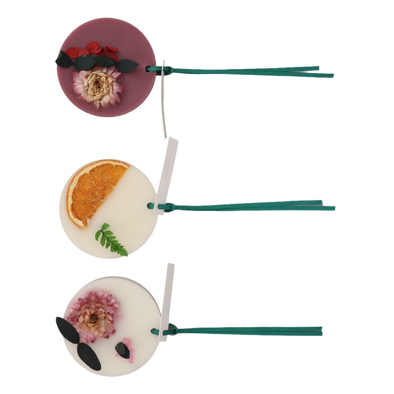 3pcs Wardrobe Aromatherapy Wax Long Lasting Solid 7.5cm Diameter Safe