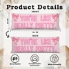 KAOWT Pink Your Like Really Pretty Body Pillow Covers 20x54,