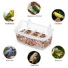 DECHOUS 2Pcs Bird Feeders for Cage: No Mess Parakeet Cage