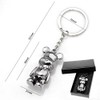 Rusoz Bear Keyring, 3D Bear Guardian Angel Pendant Cartoon Cute
