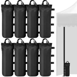 XHYASD Gazebo Weights Pack of 8 Tent Sandbag 50 x 20 cm, Weights for Gazebo, Leg Weights for Pop-Up Canopy Tent, Weighted Feet Bag, Oxford Fabric Sandbag Weight for Gazebo, Garden, Beach