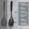 Large Silicone Cooking Spoon, Non-Stick Solid Spoon set with Deep