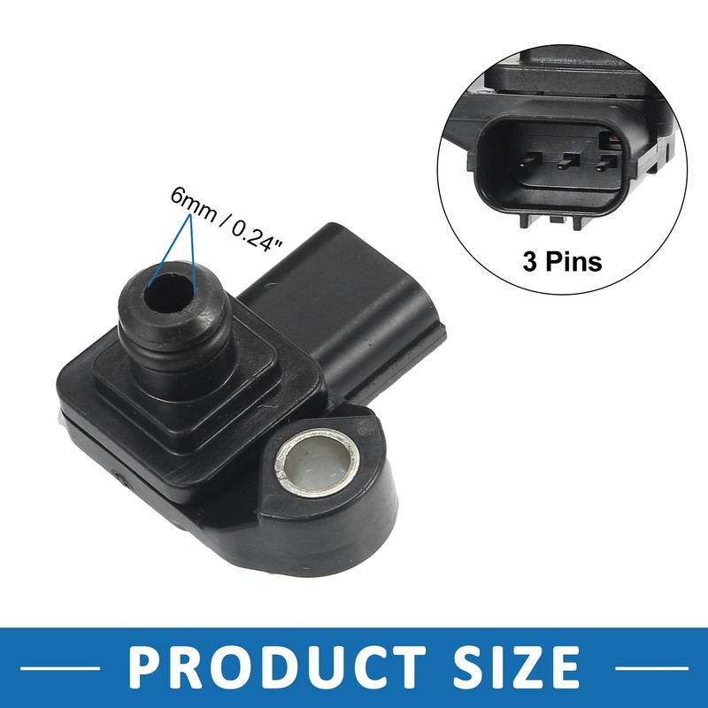 A ABSOPRO Car Intake Manifold Air Pressure Boost 37830-PNC-003 MAP