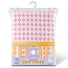 (60cm x 100cm (MINI CRIB), Argyle Pink) - Crib Sheet
