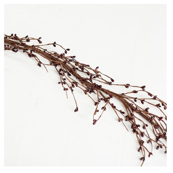 Factory Direct Craft Burgundy Pip Berry Table Runner Mantel Garlands
