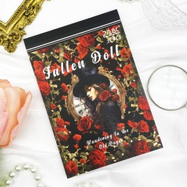 Vintage Scrapbooking Sticker Book for Adults, 180pcs Aesthetic Scrapbook Stickers for Journaling Dual Materail Washi Stickers and PET Stickers, Ephemera Book for Junk Journal Supplies DIY Art Crafts