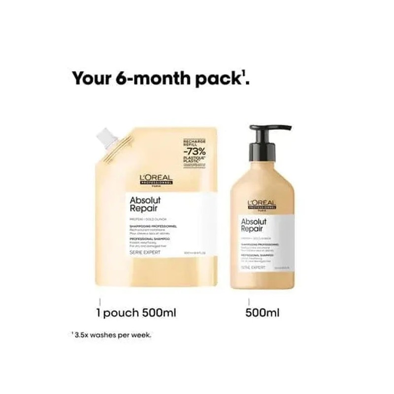 LOreal Professionnel L'Oreal Professionnel Serie Expert Absolut Repair Shampoo Refill