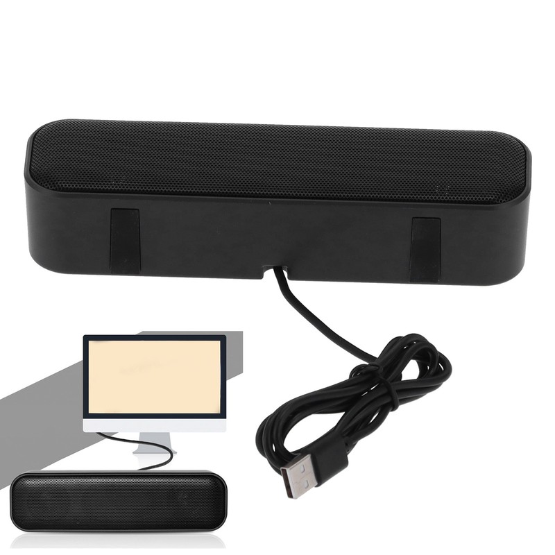 USB Speaker Mini Loudspeaker Box Builtin Decoded Sound Card Stereo
