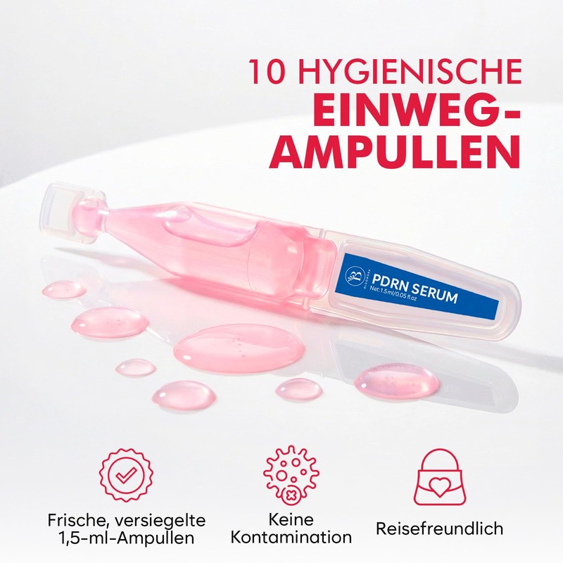 PDRN Serum with Collagen and Hyaluronic Acid for Face
