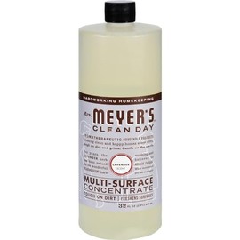 MRS. MEYER'S CLEAN DAY Multi-Surface Cleaner Concentrate, Use to Clean Floors, Tile, Counters, Lavender, 32 fl. oz