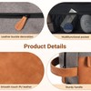 Lizzton Travel Toiletry Bag for Men - Large Capacity PU