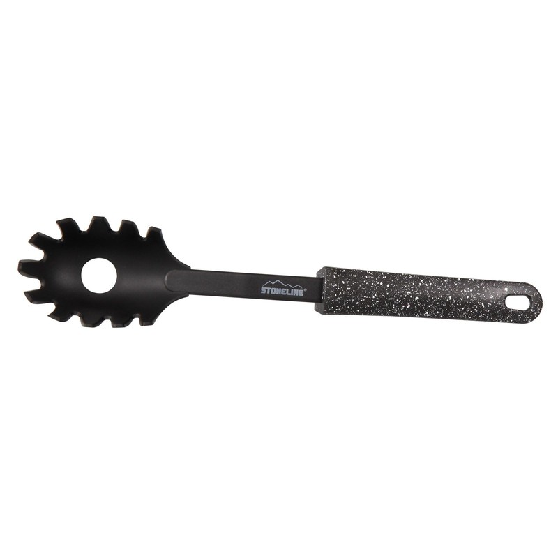 STONELINE Spaghetti Serving Spoon Kitchen Utensils, Plastic, Black, 31.9 x