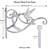 FLORWOD 2pcs Heavy Duty Metal Plant Wall Hangers, 10 Inch