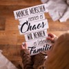 Bada Bing Plank Wall Signs (in German) Family Rules, House