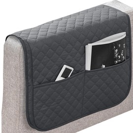 Couch Organizer Armrest | Armchair Caddy & Organizer | Sturdy Waterproof Multipurpose Comfortable Non-Slip Recliner Side Pocket Storage for TV Remote, Phone, Book