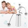ORFOFE Balance Cylinder Weightlifting Man Tumbler Iron Desktop Ornament Metal