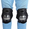 2 Pcs Stainless Steel Motorcycle Motocross ATV Adults Knee Pads