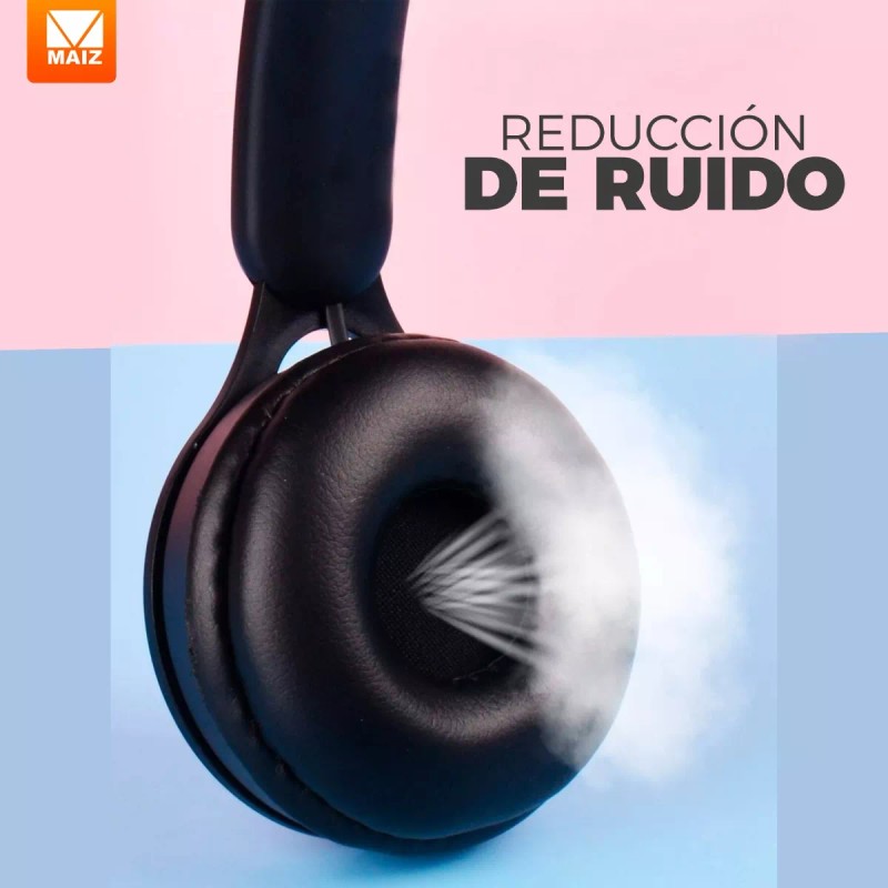Maíz Audifonos Bluetooth Inalambric Diadema Manos Libres Plegable