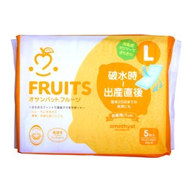 Daei Amethyst Maternity Osanpat Fruit Lemon, 5 Pieces, Large Size