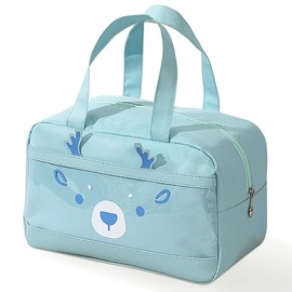 SUOXU Insulated Lunch Bag for Women Men Work School Picnic Cooler Bag, High Capacity Water Resistant Leak Proof Insulated Lunch Box Lunch Tote Bag-Blue