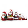 Matryoshka Russian Nesting Doll Babushka Santa Claus Set 7 Pieces