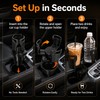 360° Rotating Dual Car Cup Holder Organizer for Center Console
