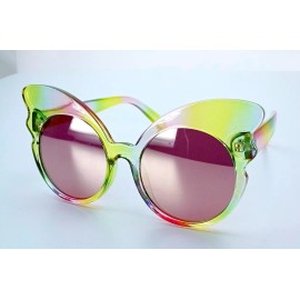 J.CREW J Crew Girls Sunglasses Summer Shades Gradient Rainbow Cat Eye Sunglass Kids