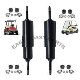 EC Club Car DS/Precedent Golf Cart REAR Shock Absorbers w/Bushings 1027064,1013164