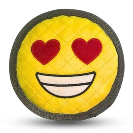 ReadyHound Durable Big Smile Emoji Squeaky Dog Toy for Aggressive Chewers, Tough Aggressive Dog Chew Toy, Chewer Dog Toy for Puppy, Small, and Medium Dogs