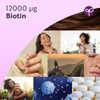 Nutravita Biotin Hair Supplement 12,000mcg - 365 Vegan - Full