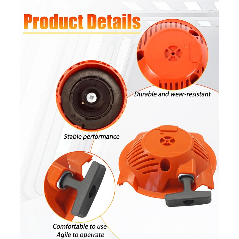 BTROVIA 596249001 Recoil Starter Assembly with Pull Cord Compatible with
