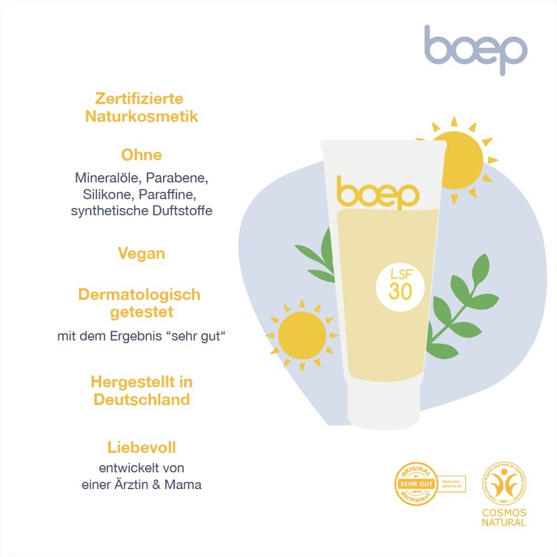 boep Sun Cream SPF 30 - Mineral Sun Protection for