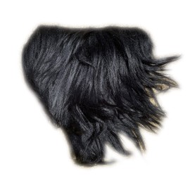 Merkin Novelty Gag Gift Retro Bush (Black)