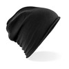 GIDUTEX Beanie Slouch Lightweight and Soft Hat Unisex, Midnight Black