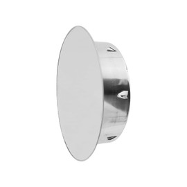 Semetall 7 Inch Metal Tee Cap - Round Dryer Vent Cover - Metal Duct Fitting-Reusable -Pack of 1