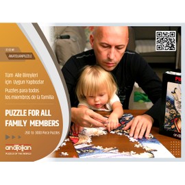 Anatolian Puzzle - Rainbow Panda - 1000 Piece Jigsaw Puzzle #1099, Multicolor