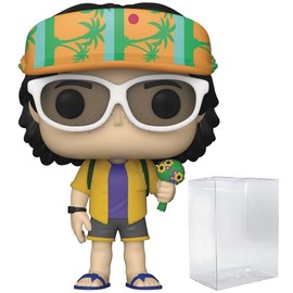 POP [Stranger Things - Cali Mike Wheeler [Season 4] Funko Vinyl Figure (Bundled with Compatible Box Protector Case), Multicolor, 3.75 inches