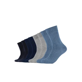 s.Oliver Unisex Socks for Men and Women, Shape-Retaining and Durable, Cotton, Soft Waistband, Pack of 8, Stone Mix
