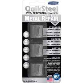 Blue Magic 16001 QuikSteel Steel Reinforced Epoxy Putty, Single Use - 1 oz.