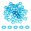 MECCANIXITY 50pcs M8 Flat Washer Aluminum Gasket Anodized Countersunk Washer,Hole